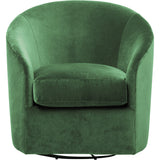 Arlo Swivel Chair, Vance Emerald