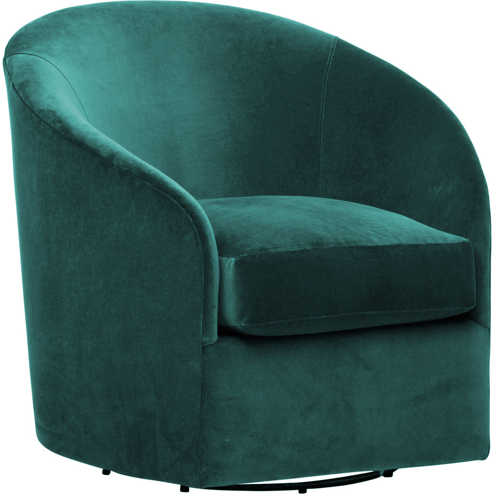 Arlo Swivel Chair, Vance Teal