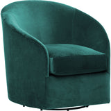 Arlo Swivel Chair, Vance Teal
