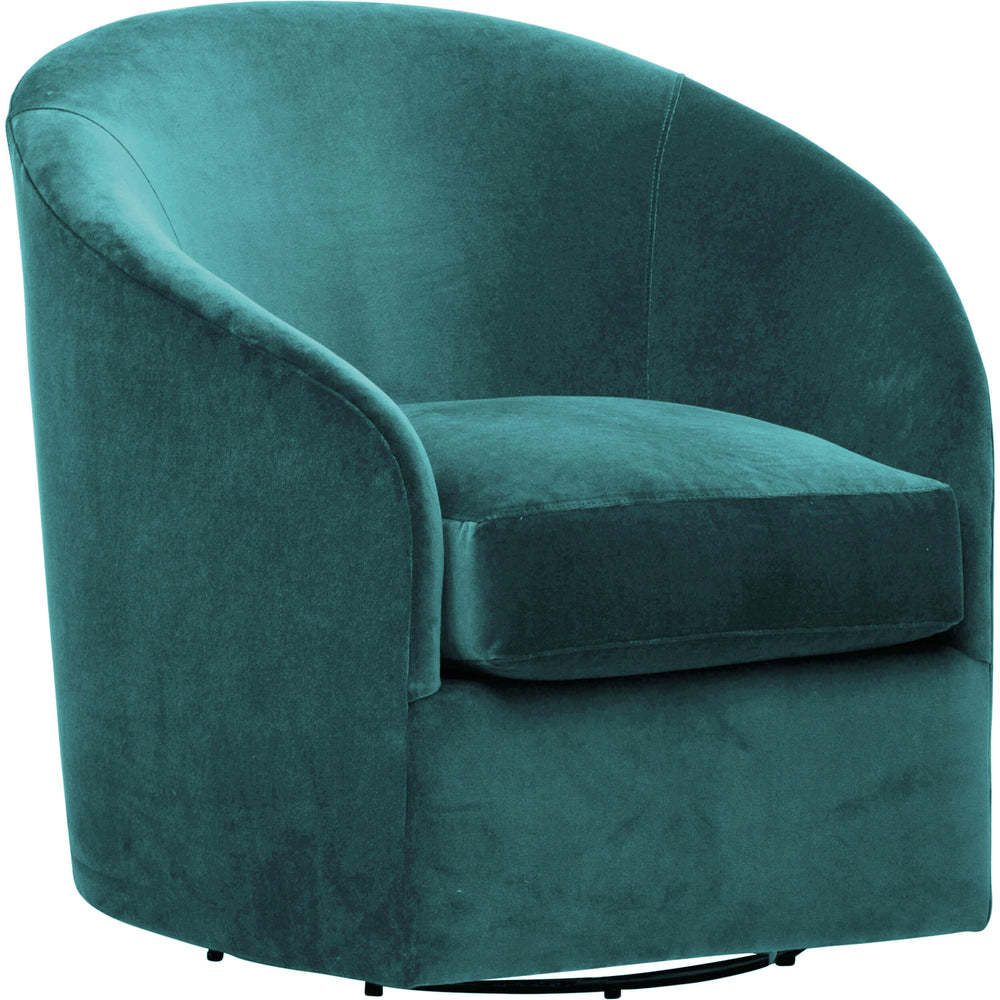 Arlo Swivel Chair, Vance Teal
