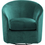 Arlo Swivel Chair, Vance Teal