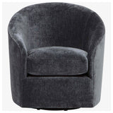 Arlo Swivel Chair, Vickie Charcoal