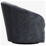 Arlo Swivel Chair, Vickie Charcoal