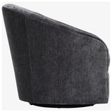 Arlo Swivel Chair, Vickie Charcoal