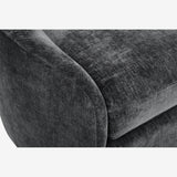 Arlo Swivel Chair, Vickie Charcoal