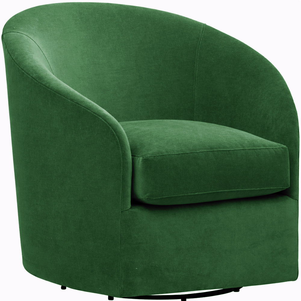 Arlo Swivel Chair, Vance Emerald