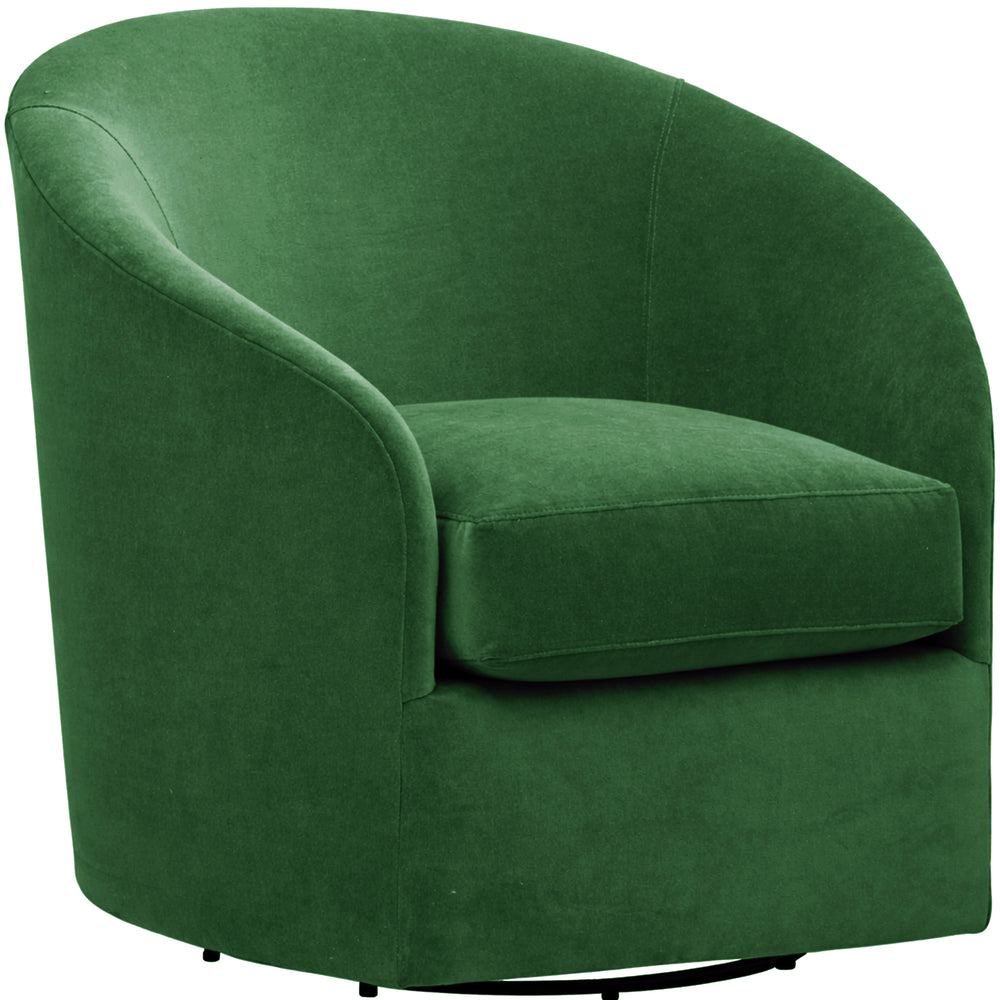 Arlo Swivel Chair, Vance Emerald
