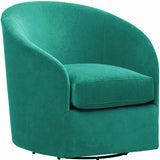 Arlo Swivel Chair, Vance Teal