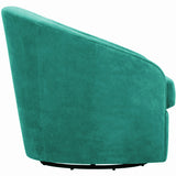 Arlo Swivel Chair, Vance Teal