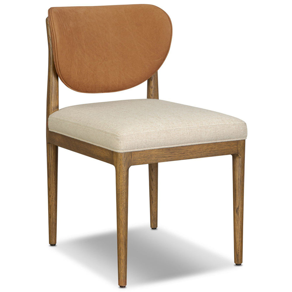 Arlow Leather Dining Chair, Antwerp Natural, Set of 2 by Four Hands-Furniture - Dining-High Fashion Home