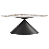 Armana Dining Table, White/Brown