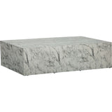 Arno Rectangular Coffee Table, White