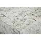 Arno Rectangular Coffee Table, White
