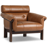 Arnold Leather Chair, Sonoma Chestnut by Four Hands-Furniture - Chairs-High Fashion Home
