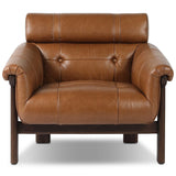 Arnold Leather Chair, Sonoma Chestnut by Four Hands-Furniture - Chairs-High Fashion Home