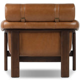 Arnold Leather Chair, Sonoma Chestnut by Four Hands-Furniture - Chairs-High Fashion Home