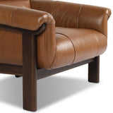 Arnold Leather Chair, Sonoma Chestnut by Four Hands-Furniture - Chairs-High Fashion Home