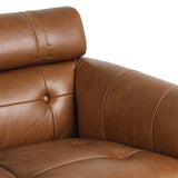 Arnold Leather Chair, Sonoma Chestnut by Four Hands-Furniture - Chairs-High Fashion Home