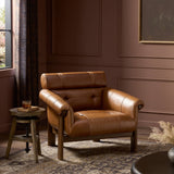 Arnold Leather Chair, Sonoma Chestnut by Four Hands-Furniture - Chairs-High Fashion Home