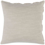 Arona Leather Pillow, Sea Fog Blue/Ivory