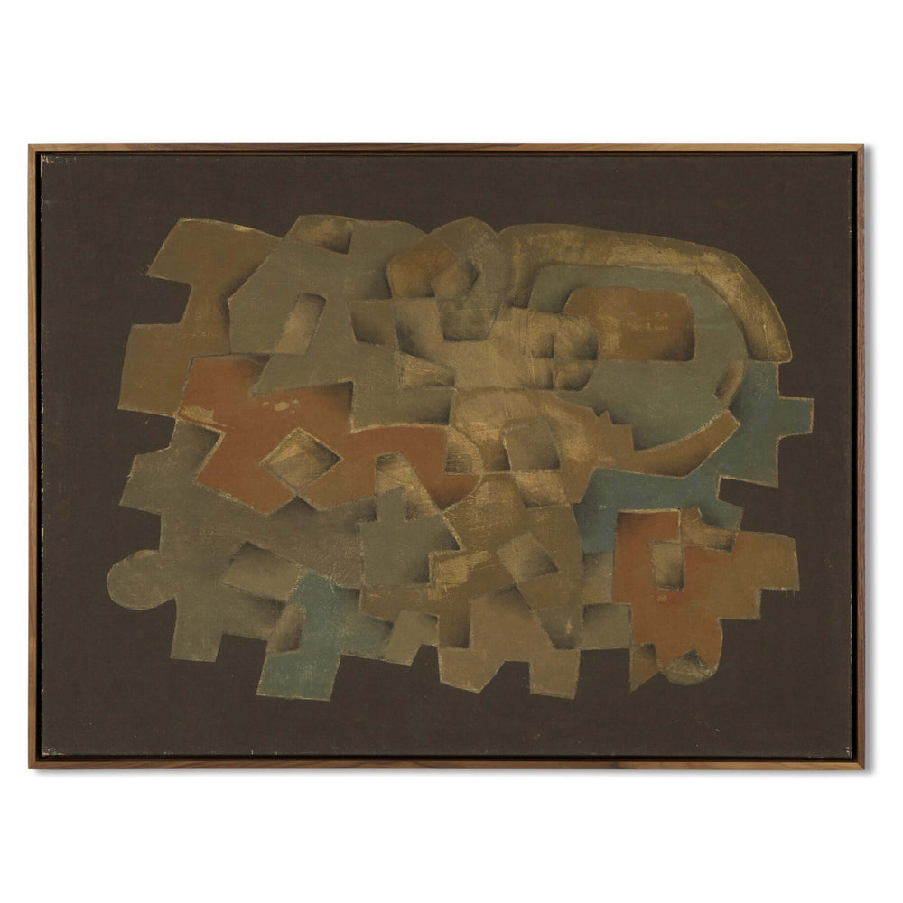 Arrowhead Canyon by Benjamin Galvan, Walnut Floater by Four Hands-Accessories Artwork-High Fashion Home