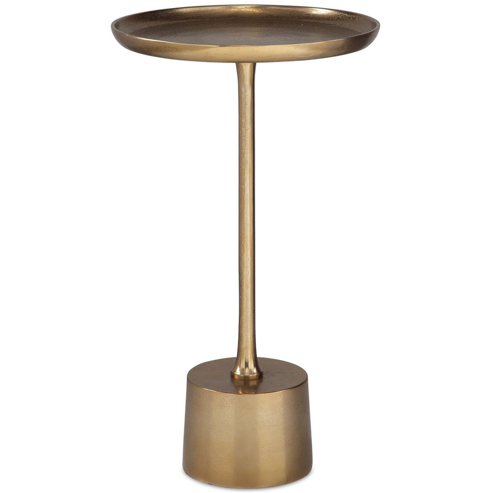 Arti Accent Table, Antique Brass-Furniture - Accent Tables-High Fashion Home