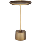 Arti Accent Table, Antique Brass-Furniture - Accent Tables-High Fashion Home