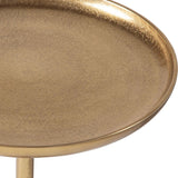 Arti Accent Table, Antique Brass-Furniture - Accent Tables-High Fashion Home