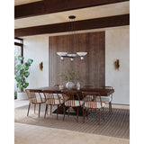 Arturo 3 Light Chandelier, Textured Bronze