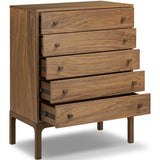 Arturo Chest, Natural Walnut-Furniture - Bedroom-High Fashion Home