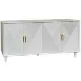 Arvada 4 Door Sideboard, White-Furniture - Storage-High Fashion Home