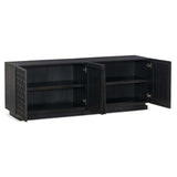 Asbury Media Console, Black by Four Hands-Furniture - Storage-High Fashion Home