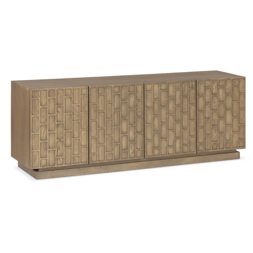 Asbury Media Console, Light Wash by Four Hands-Furniture - Storage-High Fashion Home