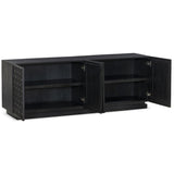 Ashbury Media Console, Black by Four Hands