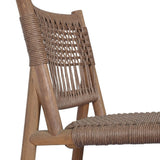 Ashe Outdoor Dining Chair, Tanned Weave, Set of 2 by Four Hands