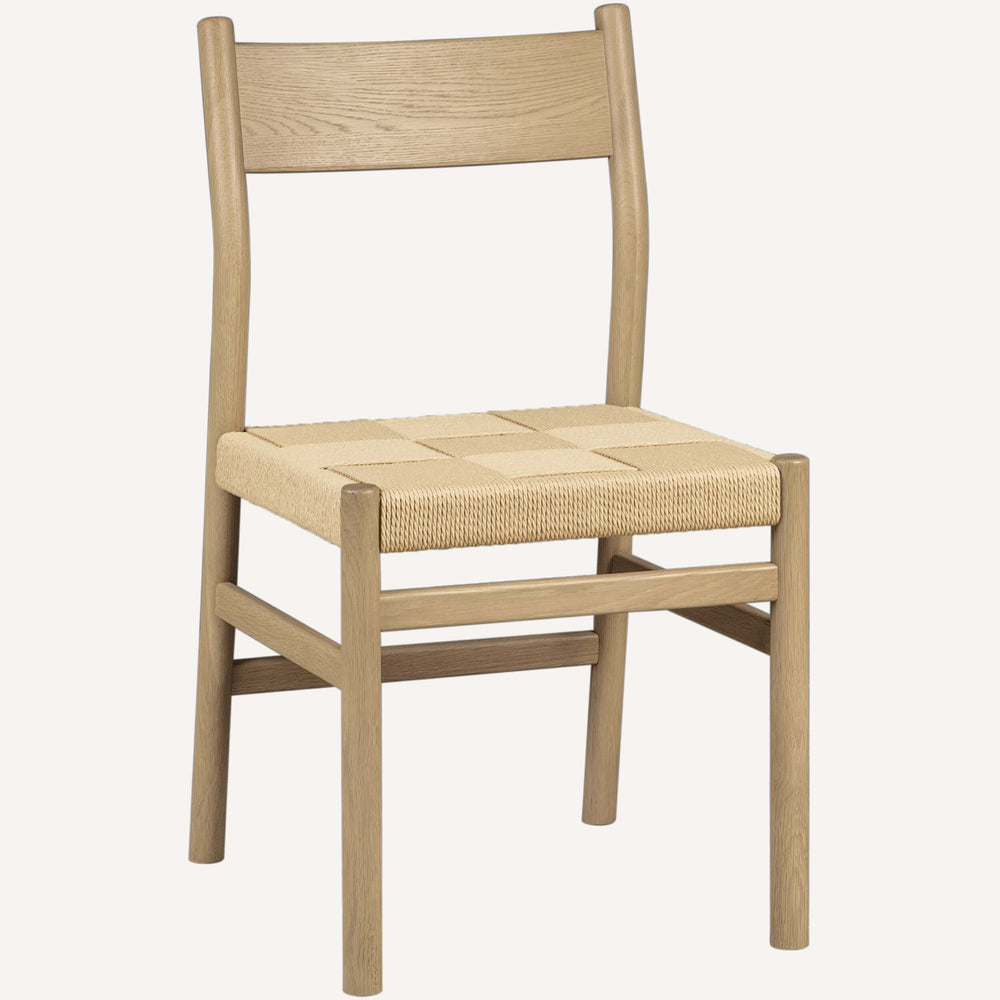 Asher Dining Chair, Natural, Set of 2