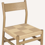 Asher Dining Chair, Natural, Set of 2