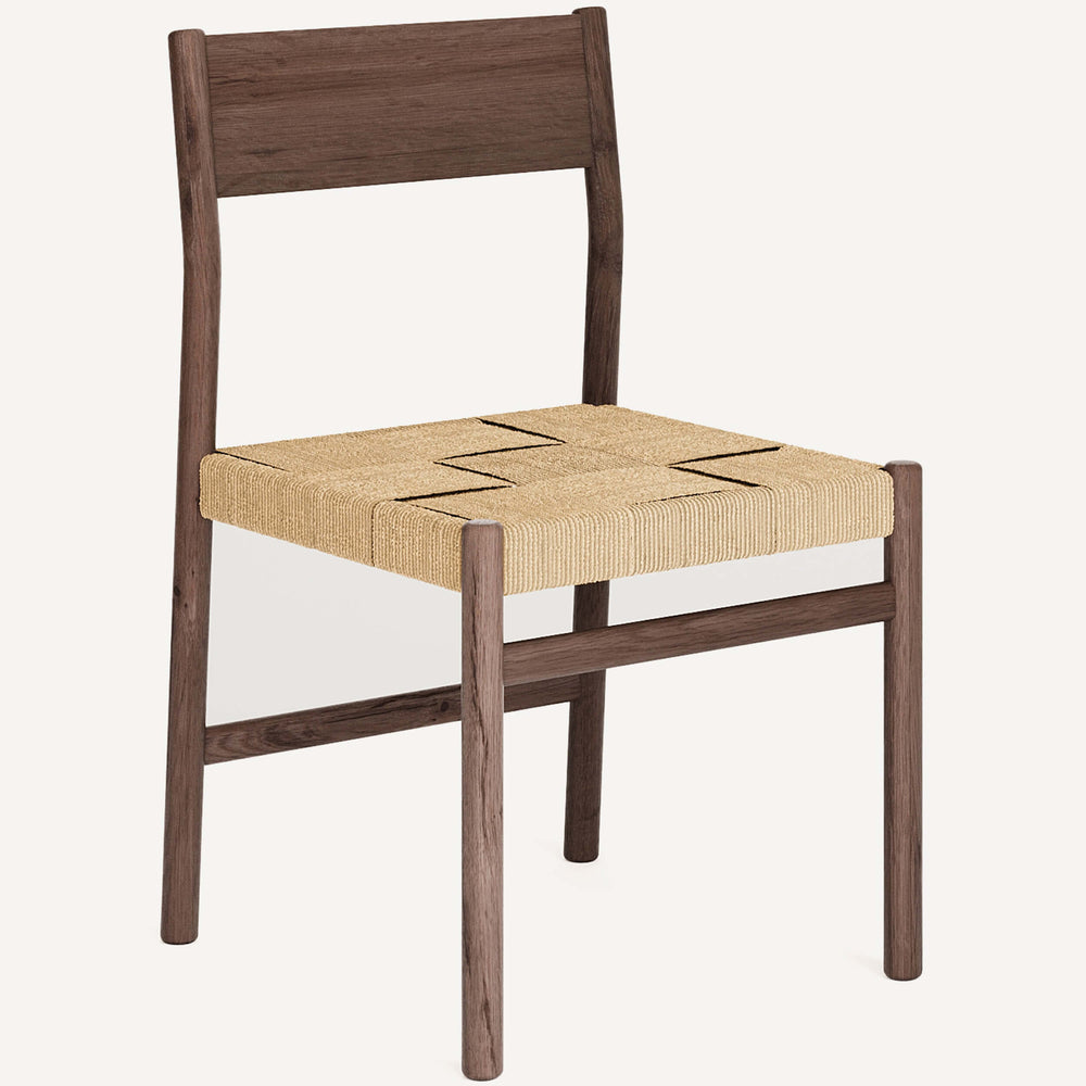 Asher Dining Chair, Walnut, Set of 2