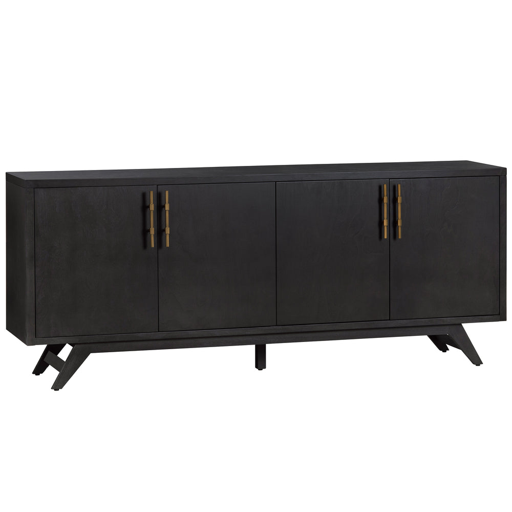 Ashford Sideboard, Black-Furniture - Storage-High Fashion Home