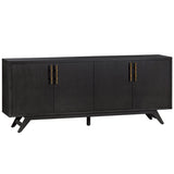 Ashford Sideboard, Black-Furniture - Storage-High Fashion Home
