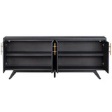 Ashford Sideboard, Black-Furniture - Storage-High Fashion Home