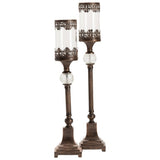 Ashland Candleholders, Bronze, Set of 2-Accessories-High Fashion Home