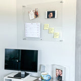 Single Acrylic Magnet Wall Frame - CHOOSE YOUR SIZE (Silver/Gold)-Frames-High Fashion Home