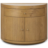 Ashton Nightstand, Cream Marble by Four Hands