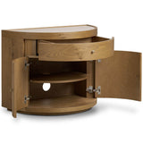 Ashton Nightstand, Cream Marble by Four Hands
