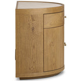 Ashton Nightstand, Cream Marble by Four Hands