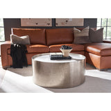 Aspen Cocktail Table, Antique Nickel-Furniture - Accent Tables-High Fashion Home