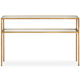 Aster Console Table, Warm Gold
