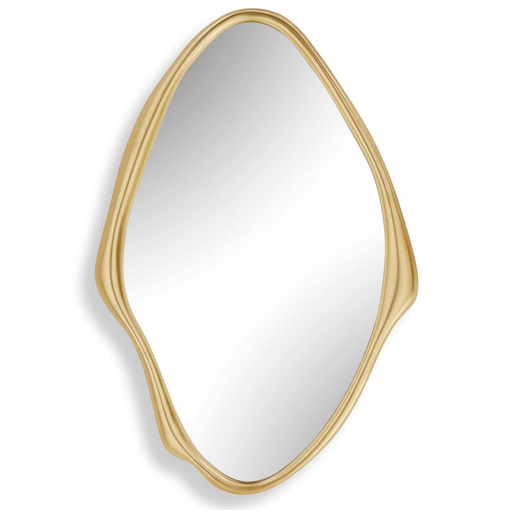 Aster Mirror, Antique Gold