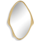 Aster Mirror, Antique Gold